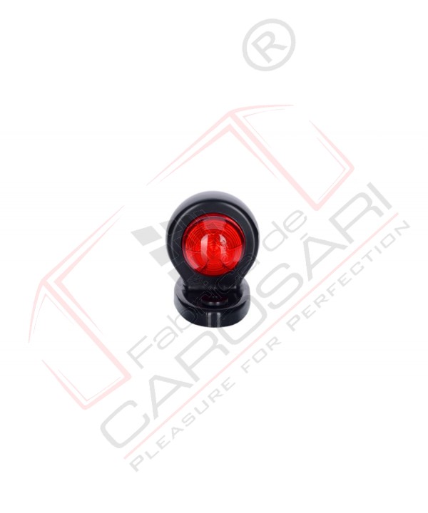Marker light with an oval base (white+red)