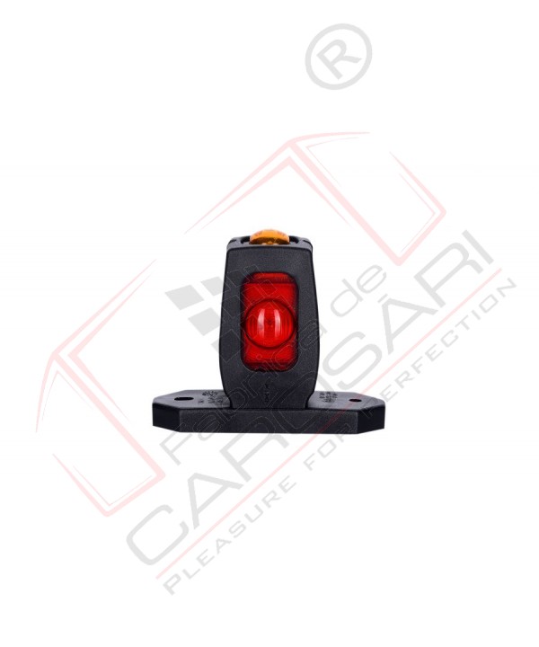 Corner marker light(red orange white), short arm, with 3 LED HOR 53, 12/24v, 0.2/0.4w, 2x0.75mm, 0.45m front, rear, side ,marking