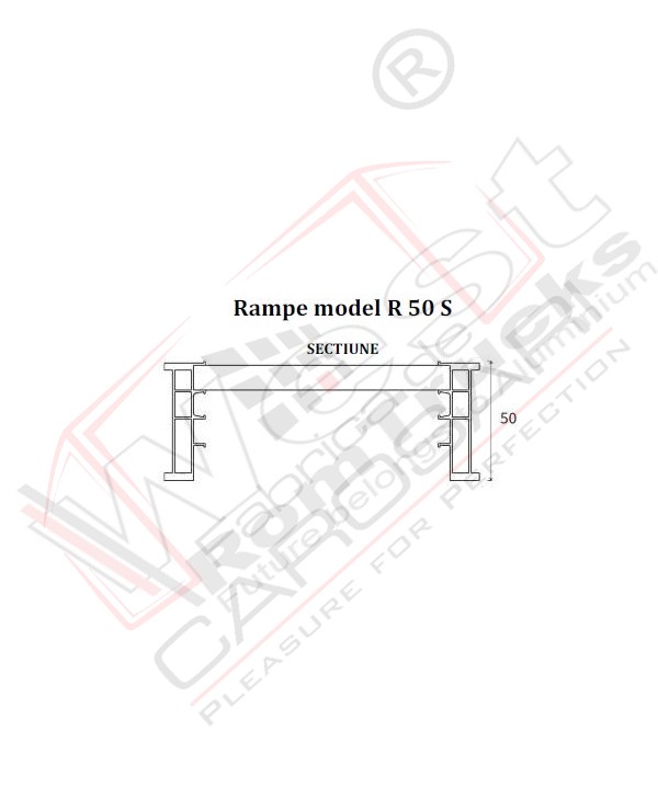 Aluminium ramps 1 to - 3 m