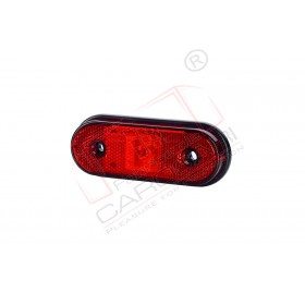 Rear marker light (red), with reflective device
