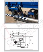 Lift hidraulic pt camioane – ANTEO F3CL 076 - 750 kg.