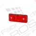 LED marker light with reflective device - white,holder behind the lamp red